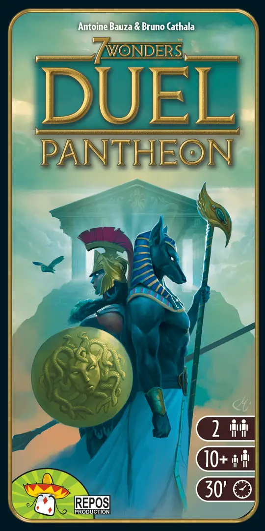 Portada 7 Wonders Duel: Pantheon Jugadores: Dos Jugadores
