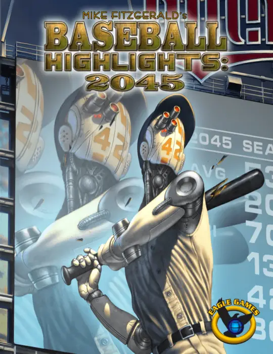 Portada Baseball Highlights: 2045 Tema: Robots