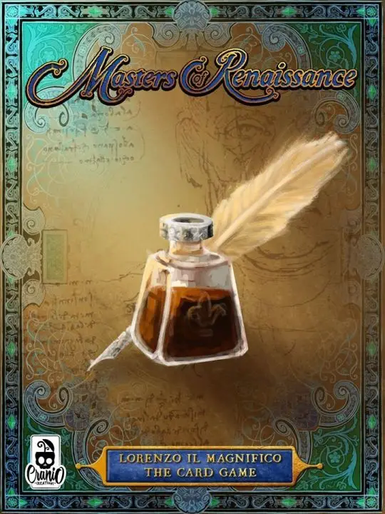 Portada Masters of Renaissance: Lorenzo il Magnifico – The Card Game Componentes: Canicas