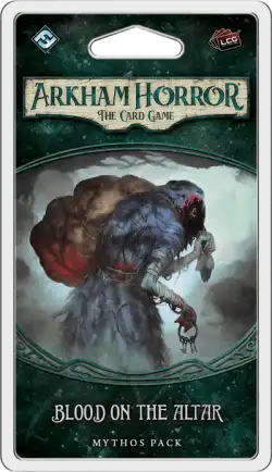 Portada Arkham Horror: The Card Game – Blood on the Altar: Mythos Pack