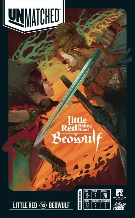 Portada Unmatched: Little Red Riding Hood vs. Beowulf Rob Daviau