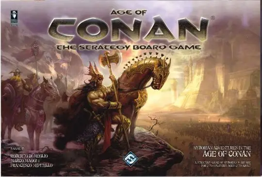 Portada Age of Conan: The Strategy Board Game Francesco Nepitello