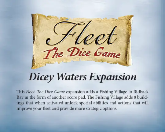 Portada Fleet: The Dice Game – Dicey Waters Expansion Matt Riddle