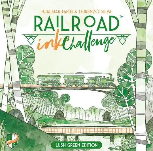 Portada Railroad Ink Challenge: Lush Green Edition Hjalmar Hach