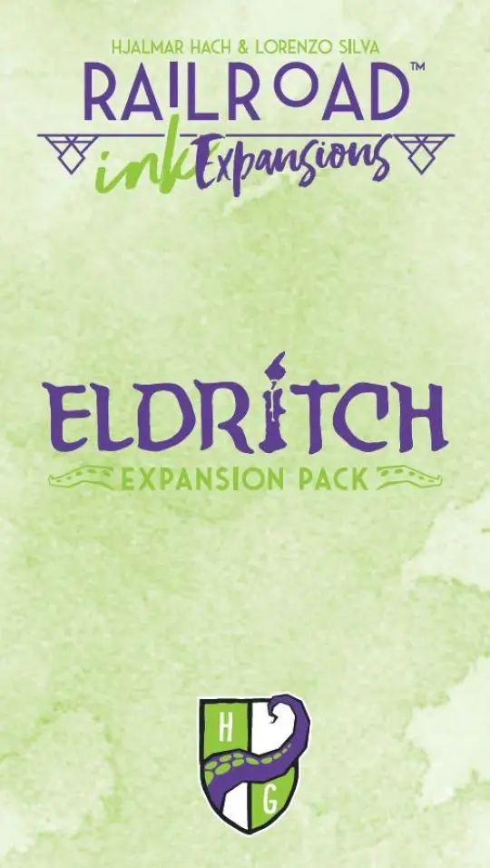 Portada Railroad Ink: Eldritch Expansion Pack 