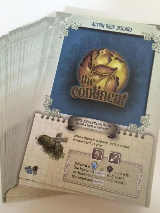 Portada The 7th Continent: Action Deck Discard 