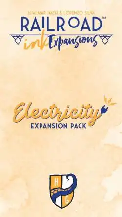 Portada Railroad Ink: Electricity Expansion Pack