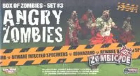 Portada Zombicide: Box of Zombies – Set #3: Angry Zombies 