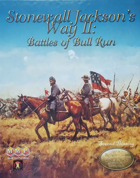 Portada Stonewall Jackson's Way II: Battles of Bull Run Serie: Grandes Campañas de la Guerra Civil Americana (Avalon Hill/MMP)