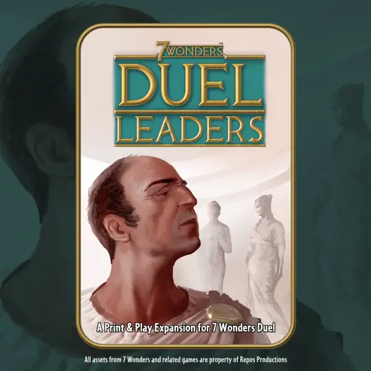Portada Leaders (fan expansion for 7 Wonders Duel) 
