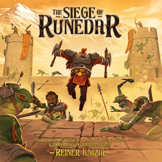 Portada The Siege of Runedar Componentes: Caja de juego utilizada en el juego