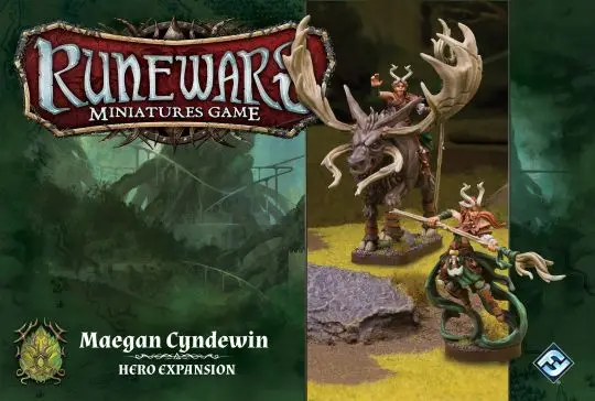Portada Runewars Miniatures Game: Maegan Cyndewin – Hero Expansion 