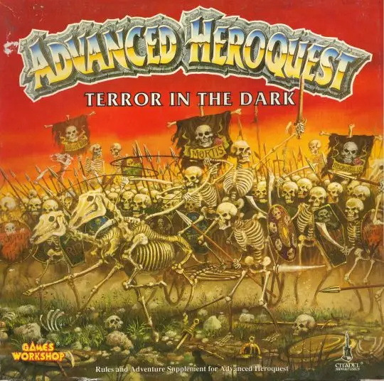 Portada Advanced Heroquest: Terror in the Dark Gary Chalk