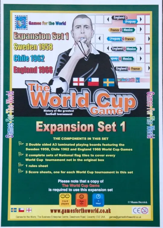 Portada The World Cup Game: Expansion Set 1