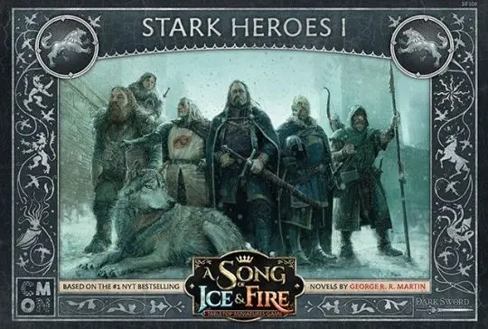 Portada A Song of Ice & Fire: Tabletop Miniatures Game – Stark Heroes I 