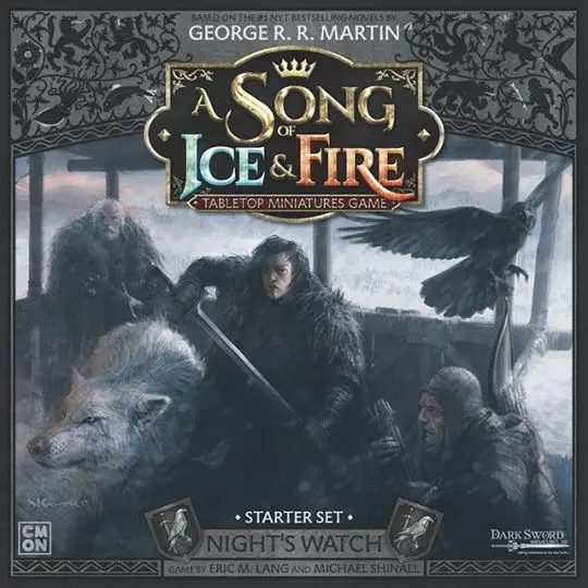 Portada A Song of Ice & Fire: Tabletop Miniatures Game – Night's Watch Starter Set Game: A Song of Ice & Fire – Tabletop Miniatures Game