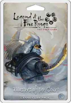 Portada Legend of the Five Rings: The Card Game – Masters of the Court: Crane Clan Pack