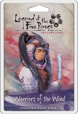 Portada Legend of the Five Rings: The Card Game – Warriors of the Wind: Unicorn Clan Pack