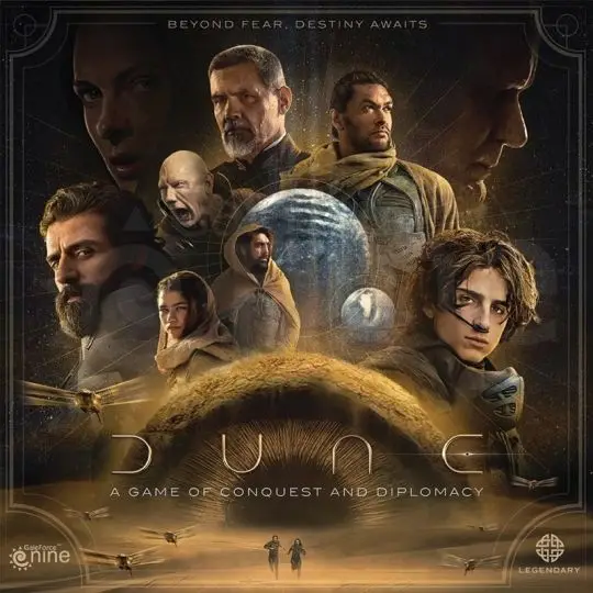 Portada Dune: A Game of Conquest and Diplomacy Peter Olotka