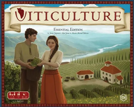 Portada Viticulture Essential Edition Componentes: Meeples (Animales) / Animeeples
