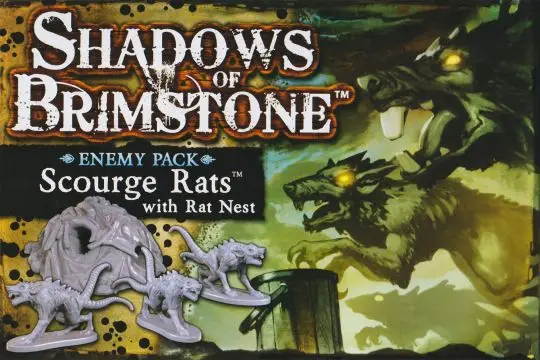 Portada Shadows of Brimstone: Scourge Rats / Rats Nest Enemy Pack 