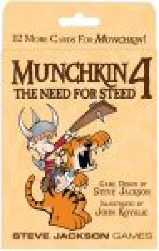 Portada Munchkin 4: The Need for Steed Steve Jackson (I)