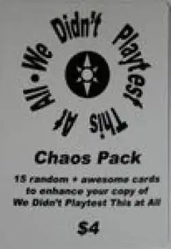 Portada We Didn't Playtest This At All: Chaos Pack