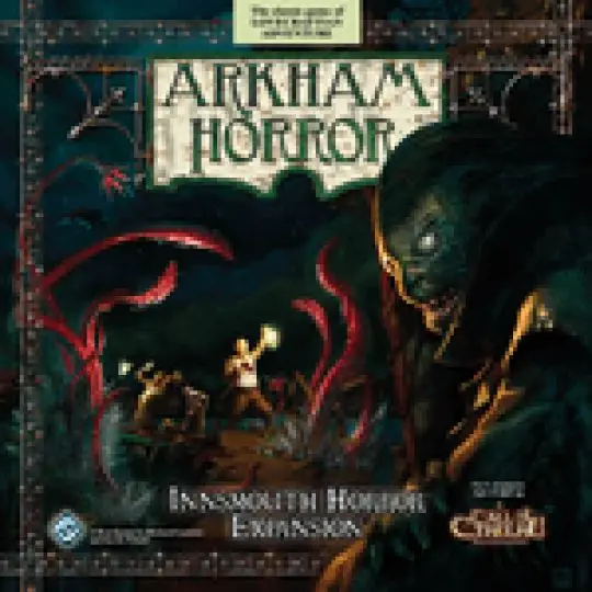 Portada Arkham Horror: Innsmouth Horror Expansion Richard Launius