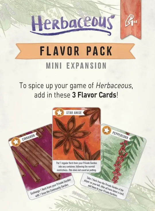 Portada Herbaceous: Flavor Pack Mini Expansion Eduardo Baraf