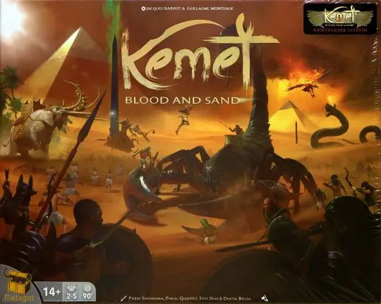 Portada Kemet: Blood and Sand – Kickstarter Edition Jacques Bariot