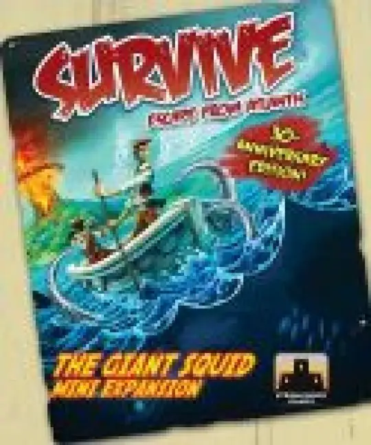 Portada Survive: Escape from Atlantis! – The Giant Squid Mini Expansion 