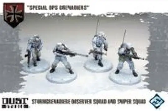 Portada Dust Tactics: Sturmgrenadiere Observer Squad and Sniper Squad – 