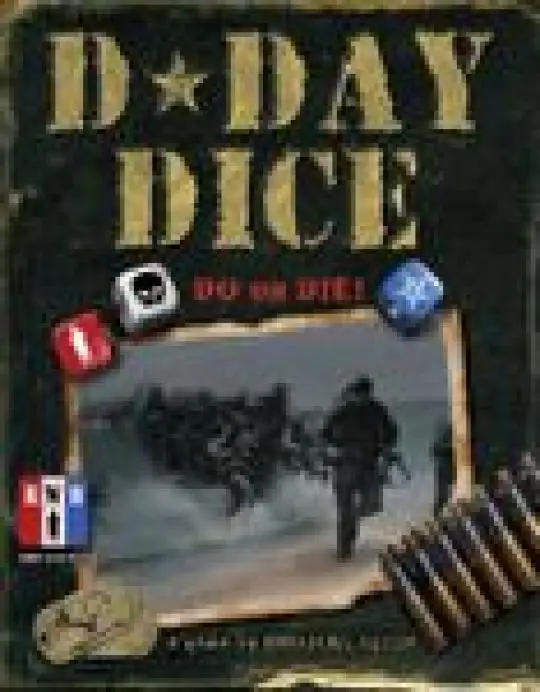 Portada D-Day Dice Jugadores: Juegos de guerra con reglas de solitario