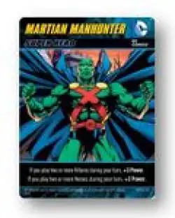 Portada DC Comics Deck-Building Game: Martian Manhunter promo