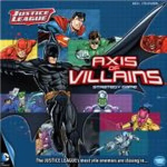 Portada Justice League: Axis of Villains Strategy Game Forrest-Pruzan Creative