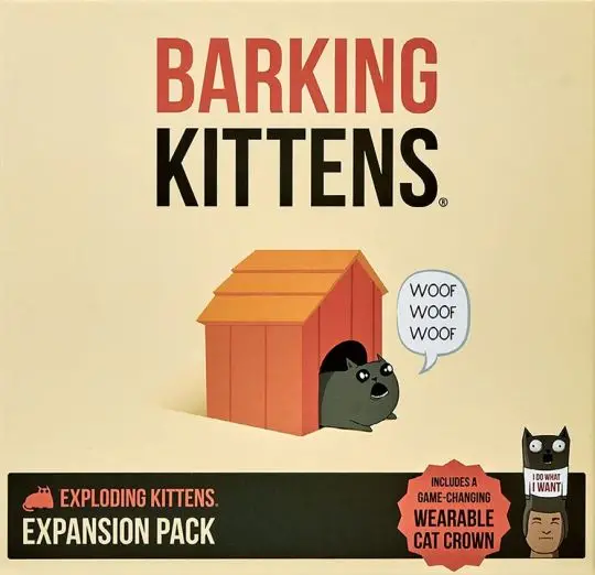 Portada Exploding Kittens: Barking Kittens 