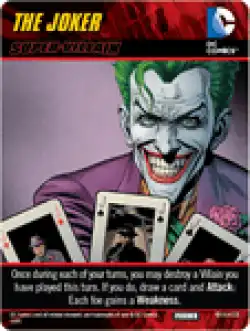 Portada DC Deck-Building Game: Forever Evil – The Joker Super Villain