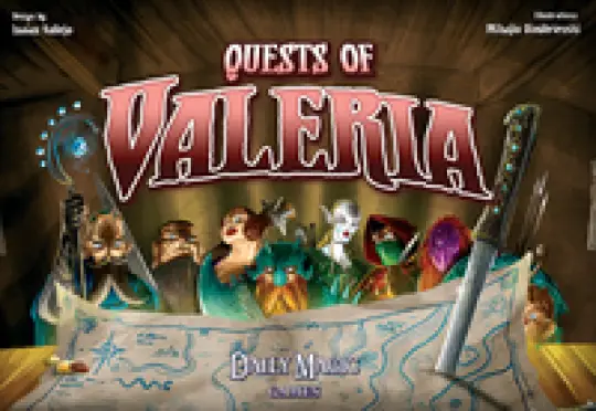 Portada Quests of Valeria Isaias Vallejo