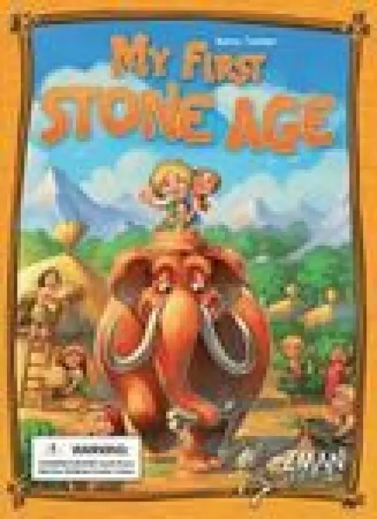 Portada My First Stone Age Versiones y ediciones: Versiones juveniles de juegos para adultos