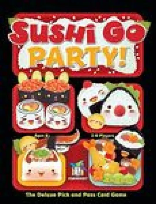 Portada Sushi Go Party! Tema: Alimentación / Cocina