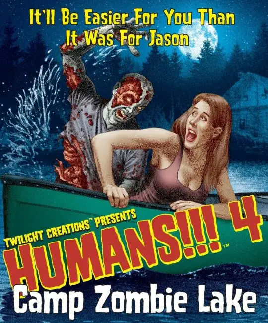 Portada Humans!!! 4: Camp Zombie Lake 