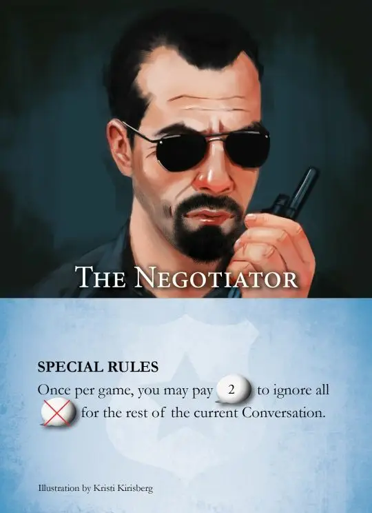 Portada Hostage Negotiator: Negotiator Cards – Series 1 