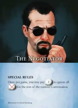 Portada Hostage Negotiator: Negotiator Cards – Series 1