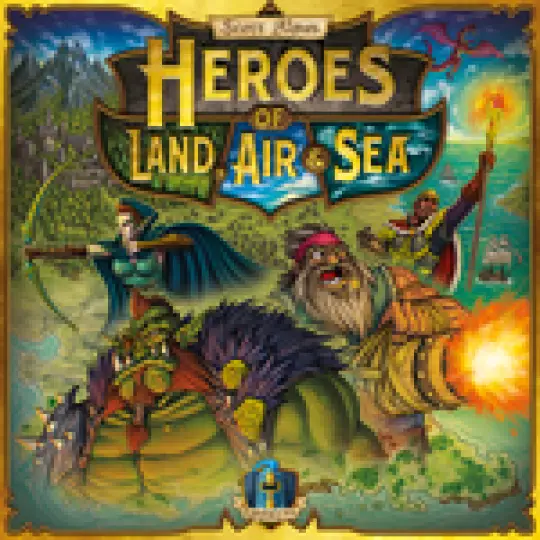 Portada Heroes of Land, Air & Sea Scott Almes