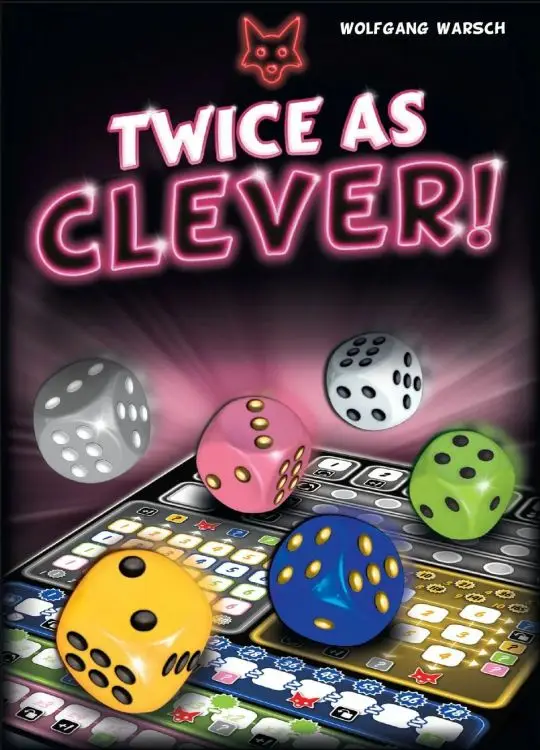 Portada Twice as Clever! Mecanismo: Roll-and-Write