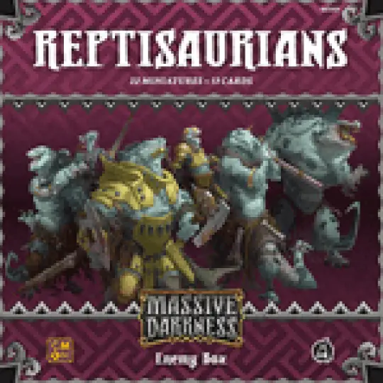 Portada Massive Darkness: Enemy Box – Reptisaurians