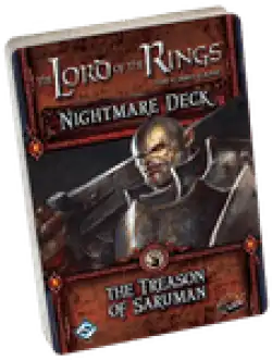 Portada The Lord of the Rings: The Card Game – Nightmare Deck: The Treason of Saruman