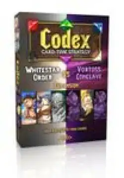 Portada Codex: Card-Time Strategy – Whitestar Order vs. Vortoss Conclave Expansion