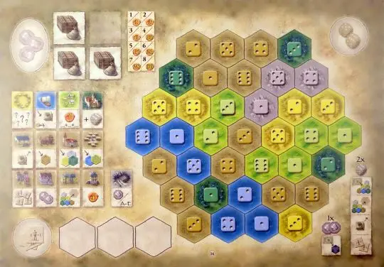 Portada The Castles of Burgundy: 7th Expansion – German Board Game Championship Board 2016 