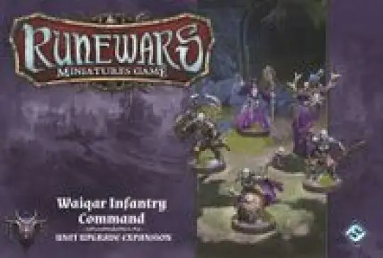 Portada Runewars Miniatures Game: Waiqar Infantry Command – Unit Upgrade Expansion
